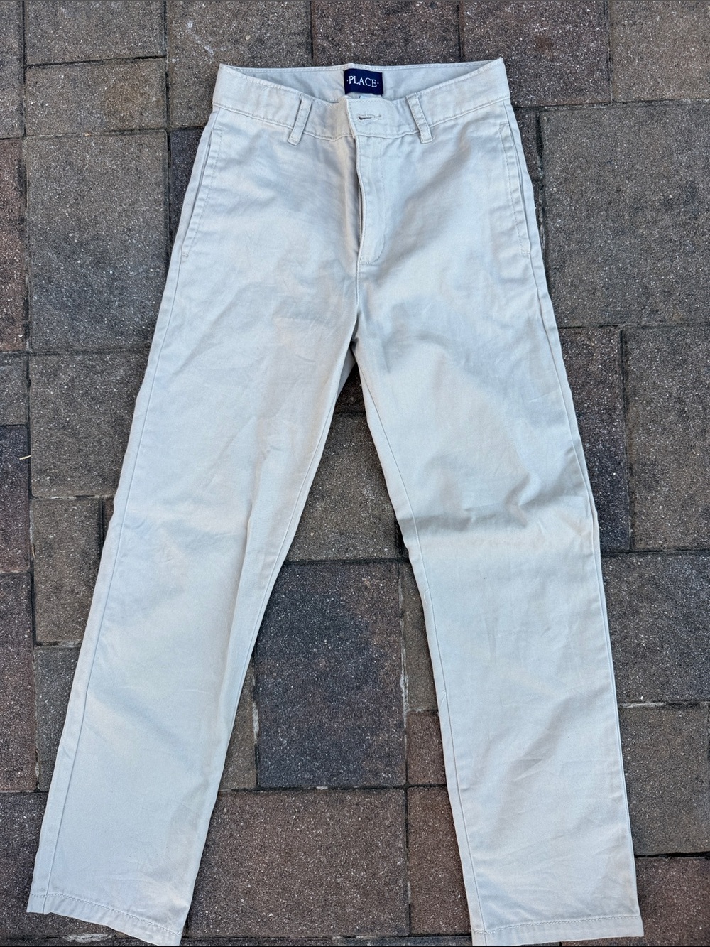 Boys size 10 SLIM The Children's Place Khaki Straight Chino Pants